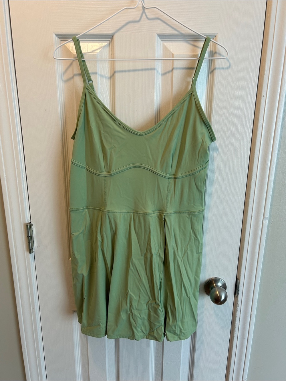 JoyLab Sage Green Slip Dress with Adjustable Straps